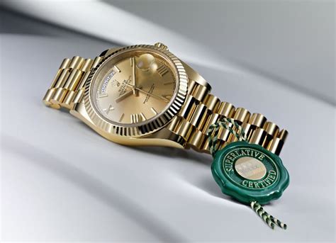 rolex superlative certification